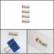 Pro-Ject Turntable logo badge Sticker Decal waterproof 31mm(1.22")X13mm(0.51")