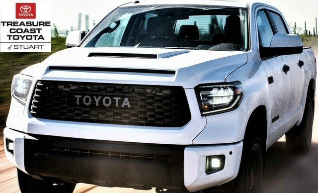 NEW OEM TOYOTA TUNDRA 2018-2021 TRD PRO BLACK CHROME LED FRONT