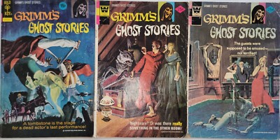 Grimm's Ghost Stories Lot (3) #7-20* VG 1972 Vintage Bronze Age Horror 