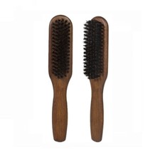 Engrave Logo-Vintage style brush beard brush boar bristle brush barber grooming