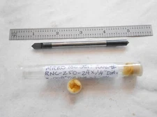 MICRO 100 USA H.P. CARBIDE ENGRAVING CUTTER 1/4" DIA. X 4" OAL ALTIN COATED