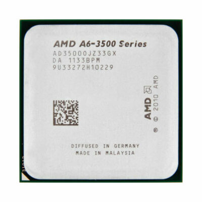 AMD A6-3500 CPU A6-Series AD3500OJZ33GX 2.1 GHz 3M Socket FM1 Processors