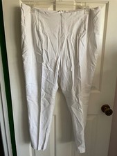 White Lysse Stretch Pants, 2X