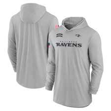 AUTHENTIC Nike Baltimore Ravens 2024 Men's Salute to Service Lightweight Hoodie