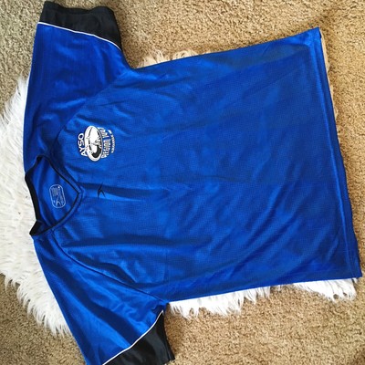 Ayso Region 1447 Blue Black Jersey Ebay