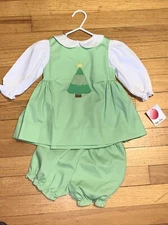 Petit Pomme by Petit Ami Christmas Dress Size 6 Months