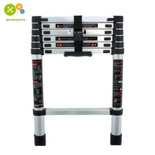 8.5ft 330lbs Aluminum Telescopic Ladder Heavy Duty Folding Extension Step Ladder