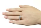 14k yellow rose gold .86ct SI2 H round engagement wedding band ring set 6.2g 10 — photo 9