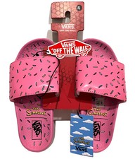 Vans x I Simpson Slides D'ohnut Ciambella Rosa Pantofole Slides Uomo Taglia 4 NUOVE