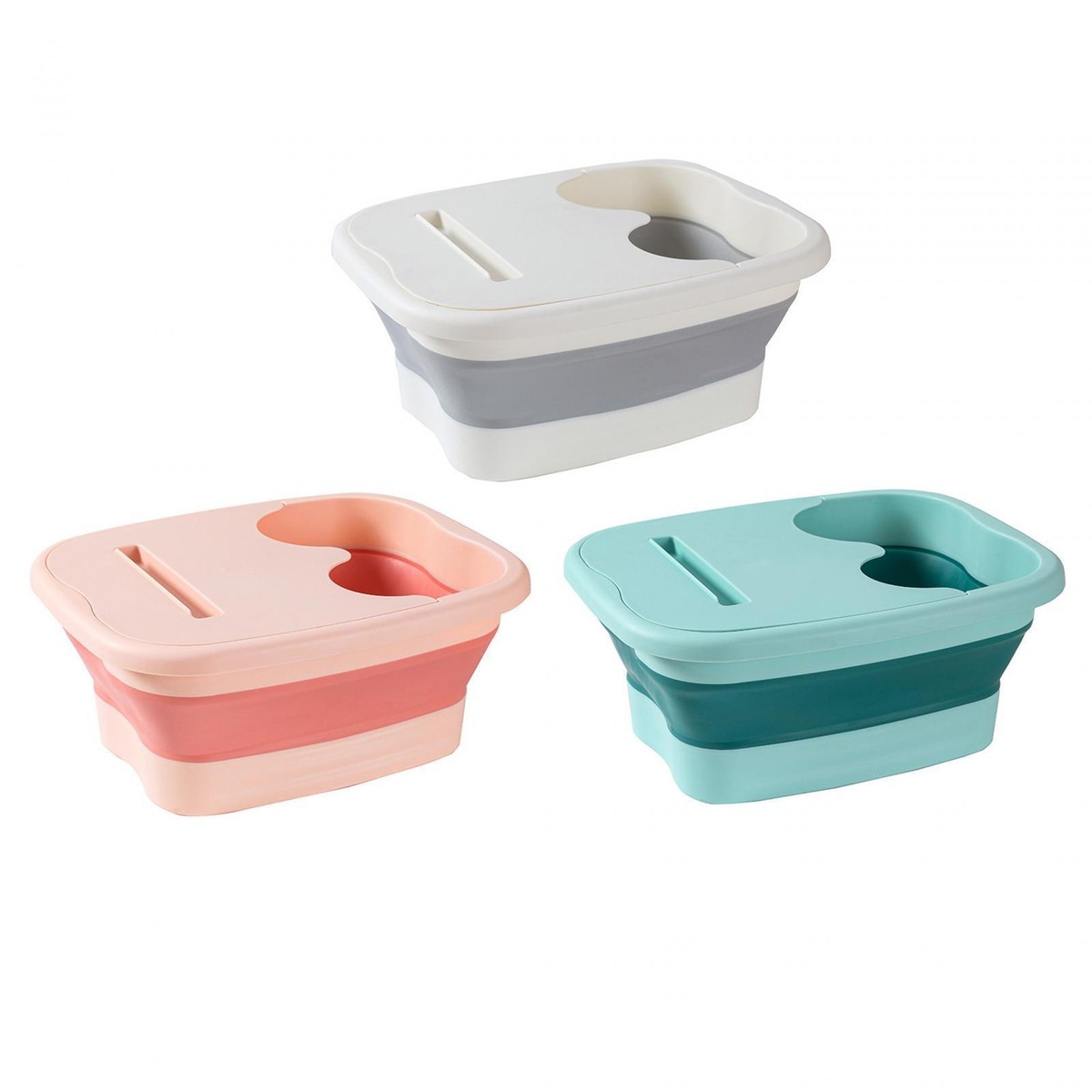 Große Fußbadewanne Für Pediküre – Extra Große Massagewanne Zum Einweichen Der Füße, 39x33 Cm, Schwarz