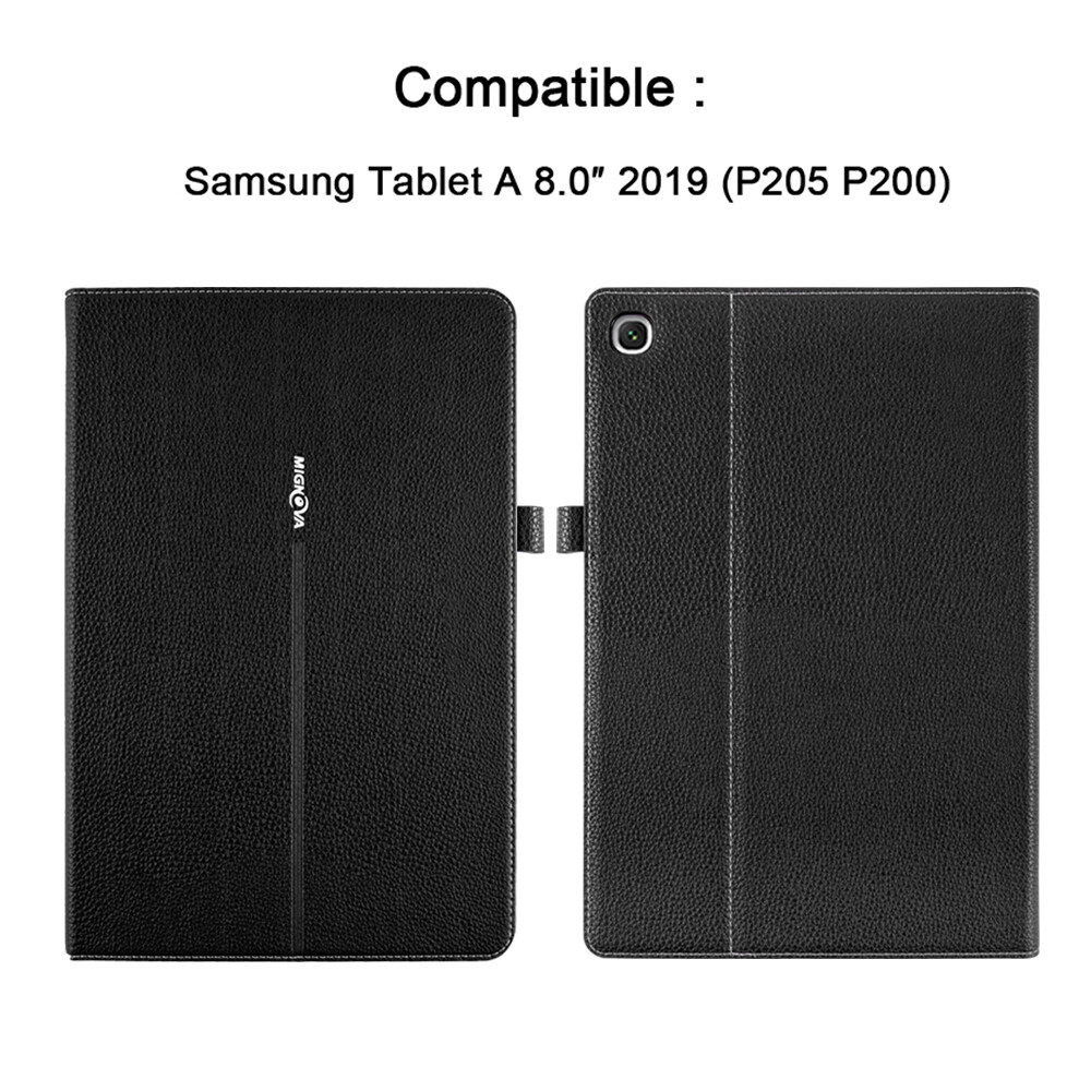 Galaxy Tab A 8.0 with S Pen ケース付 SM-P200 Case for Samsung Tab A 8.0 with S Pen SM-P200/P205 PU Leather