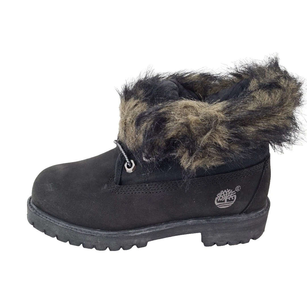 Parte superior de cuero Timberland Zapatos Negros para Niñas