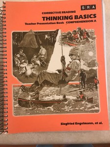 SRA Corrective Reading Thinking Basics Teacher Presentation Book
