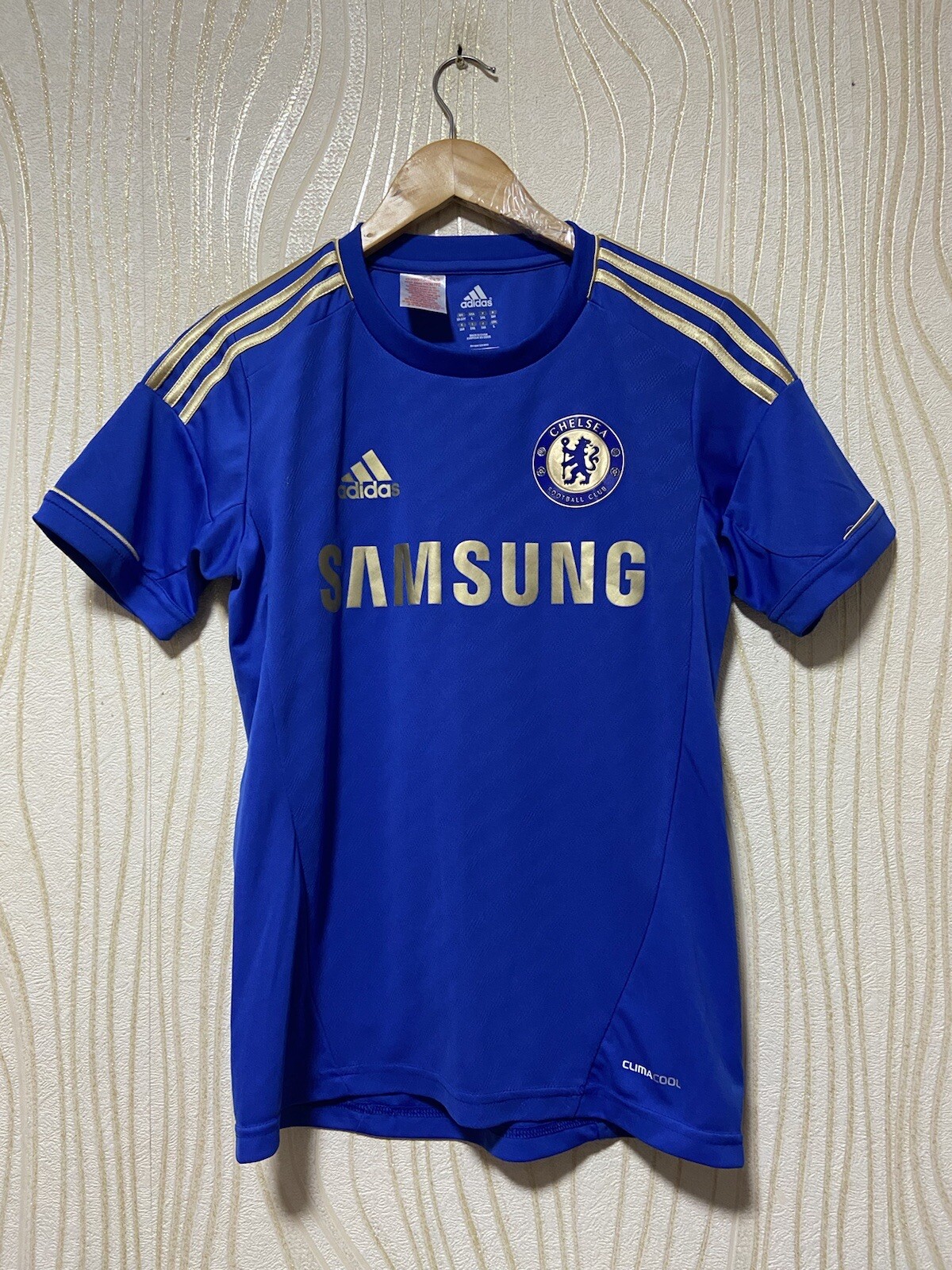 CHELSEA 2012 2013 HOME FOOTBALL SHIRT SOCCER JERSEY ADIDAS W38453 sz L  13-14 AGE | eBay