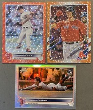 2021 Update Base Orange Foil #US212 Bobby Dalbec /299 &a JARREN Duran #186 &