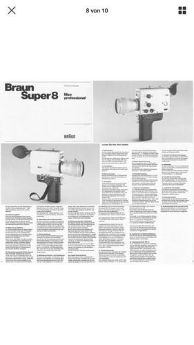 Braun Nizo Professional super 8 Kamera - Bild 7 von 7