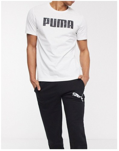 PUMA Logo T-Shirt Tee Crew Neck Top 