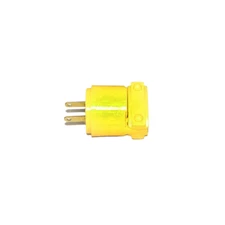 Fits For Fit All Residential Vacuum 2 Wire Cooper Yellow Male Plug # 4862