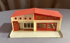 1960s Matchbox Fire Station Building by Lesney Red Roof