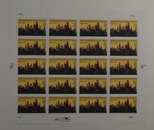 US SCOTT 3059 PANE OF 20 SMITHSONIAN STAMPS 32 CENT FACE MNH