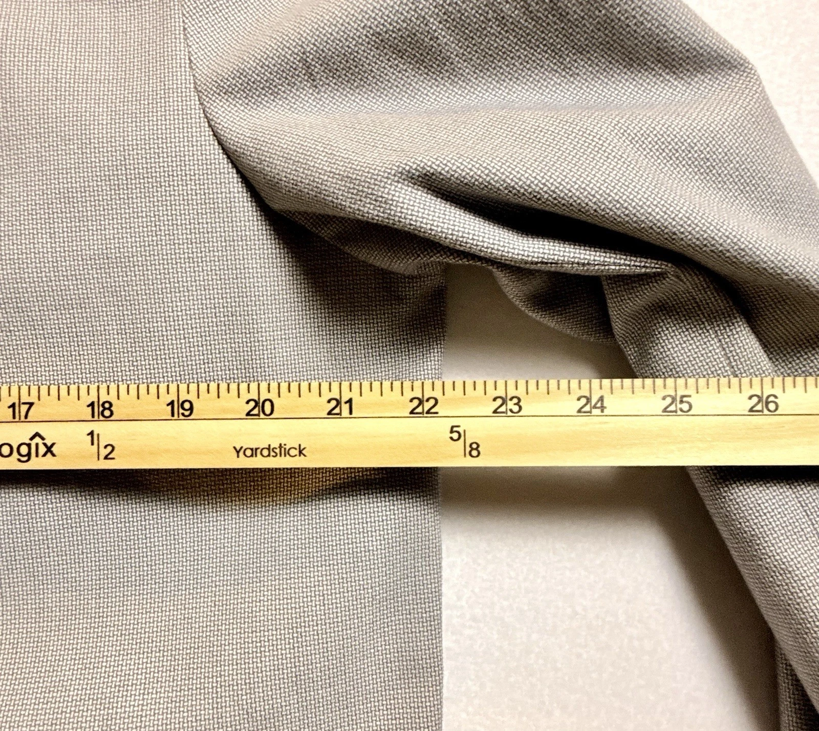 Banana Republic Men’s MAC JACKET-P Gray Lined Cotton Mac Jacket Button M - product detail image 12