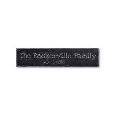 Custom Family Wedding Last Name Established Date -Vintage Wooden Sign