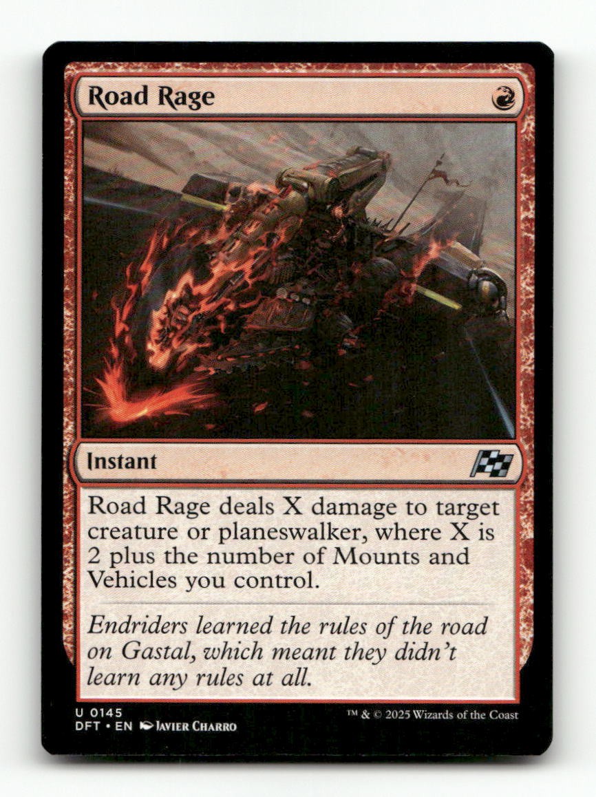 Road Rage 145 Uncommon Aetherdrift Magic: The Gathering Near Mint