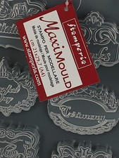 NEW Stamperia Maxi Mould 8.5x11 Wedding/Romance 4537 12 Sentiments You Me