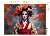 Calvendo Puzzle Geisha Im Herbst | 2000 Teile Lege-GrößE 90X67Cm Foto-Puzzle FüR
