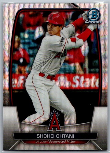 2023 Bowman Chrome #67 Shohei Ohtani Wave Refractor #/100