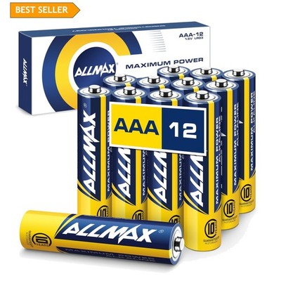 AAA Batteries Max Alkaline 4, 8, 12, 16, 20, 24 Variants