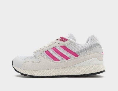 Adidas Men's Originals Oregon Ultra Tech Trainers in White / Semi Lucid Fuchsia