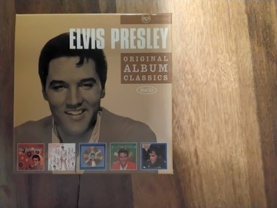 5 CD Box Elvis Presley - Original Album Classics - 2011 - 92 Songs 