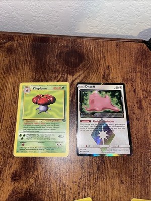 2 Pokemon Cards Dito And Vileplum