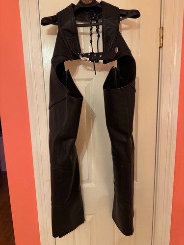 harley davidson leather chaps mens medium