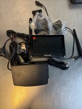 Magnetic Solar Wireless Backup Camera 5'' DVR Monitor 1080P For RV Trailer Truck