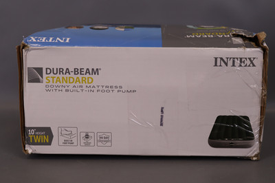 Intex 64761E Dura-Beam Standard Downy Air Mattress: Fiber-Tech   Twin Size