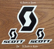 3 Sticker Aufkleber Scott Adesivo Ski Snowboard bike mtb bmx