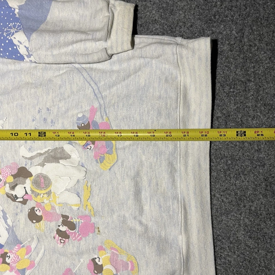 Suéter Spumoni Vintage Mujer Medio Invierno Nieve Navidad Oso de Peluche Perro EE. UU. Foto 4 de 4