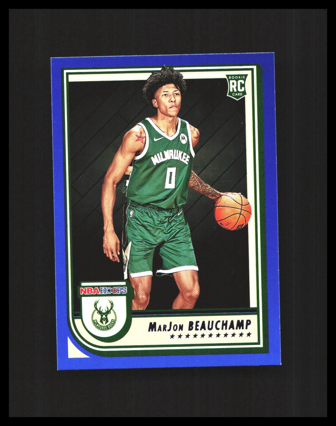 2022-23 MarJon Beauchamp Rookie - Panini NBA Hoops #254 Blue - S1B4R1L5C21