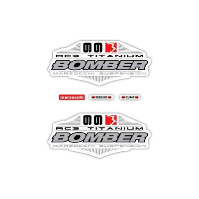 Aufkleber Fahrradgabel Marzocchi Bomber 66 RC3 - Helikopter App- Ferngesteuerte
