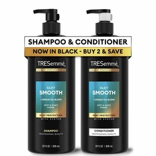2 Pack Tresemme Silky & Smooth  Shampoo & Conditioner Frizzy Hair, 28 oz each