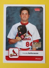 Tyler Johnson Rookie #86 2006 Fleer St. Louis Cardinals Baseball Card MLB NM