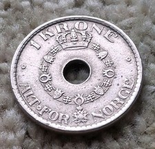 1 Krone Various Dates Norway km#385 Coin. By coin_lovers