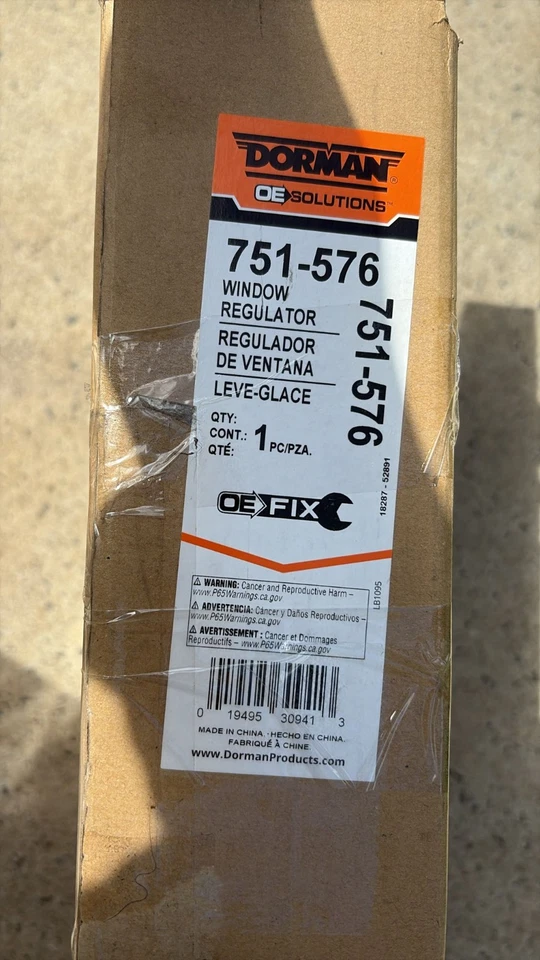 Motor regulador de ventana eléctrica delantero derecho para Chevy Volt 2011-2014 751-576 Foto 2 de 4