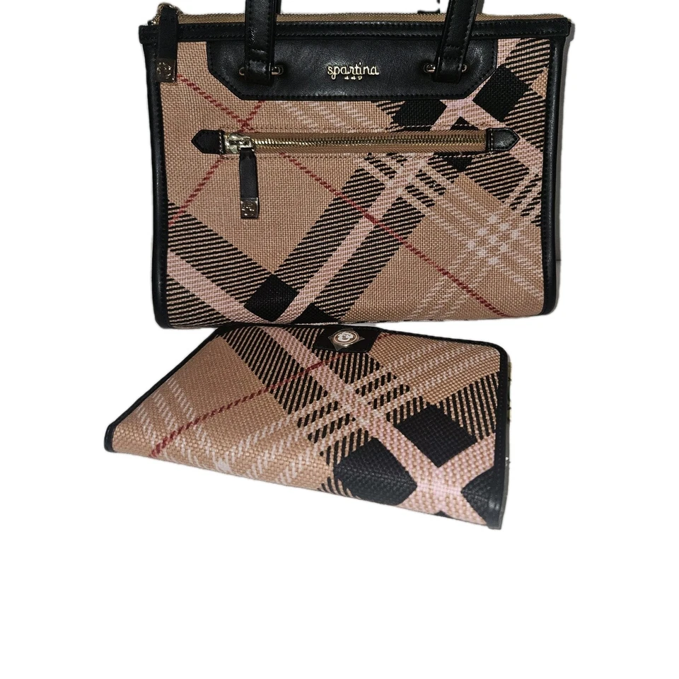 Bolso de Hombro SPARTINA 449 Telfair Bella Nuevo sin Etiquetas con Cartera a Juego Nuevo con Etiquetas Foto 2 de 4