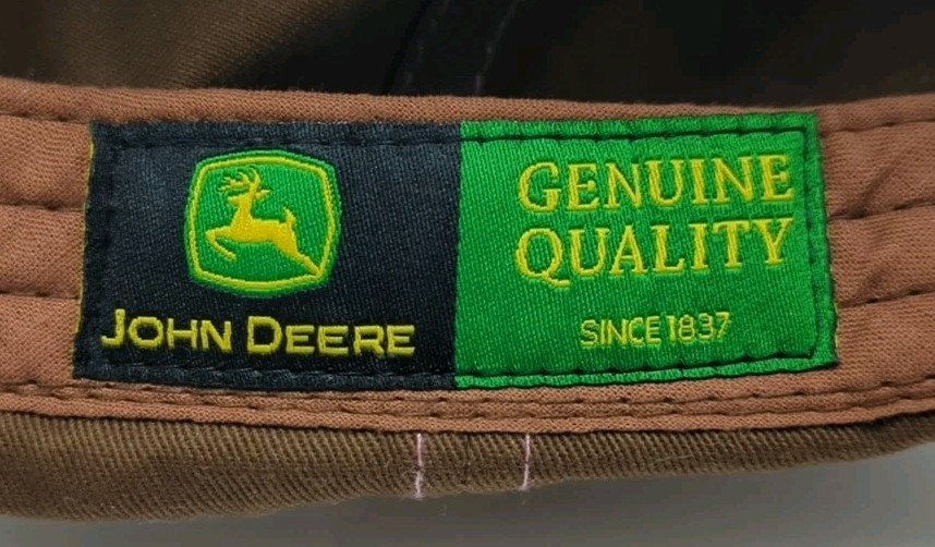 JOHN DEERE hat licensed brown adjustable cotton c… - image 8