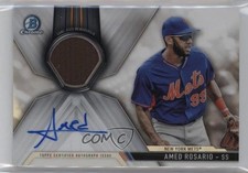 2017 Bowman Chrome Chrome Auto Relics 40/150 Amed Rosario #CAR-AR Auto 0c6