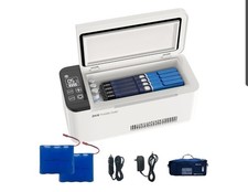 NEW! ZKSCool Portable Insulin Cooler, CB02 Smart Rechargeable, White