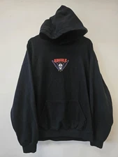 Kinfolk Only Hoodie Mens Large Graphic Skull Wings Cartoon Pullover Sweatshirt